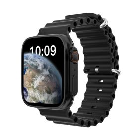 S8Ultra smart watch NFC sports step record heart rate blood pressure blood oxygen Bluetooth bracelet (select: smartwatch-black)